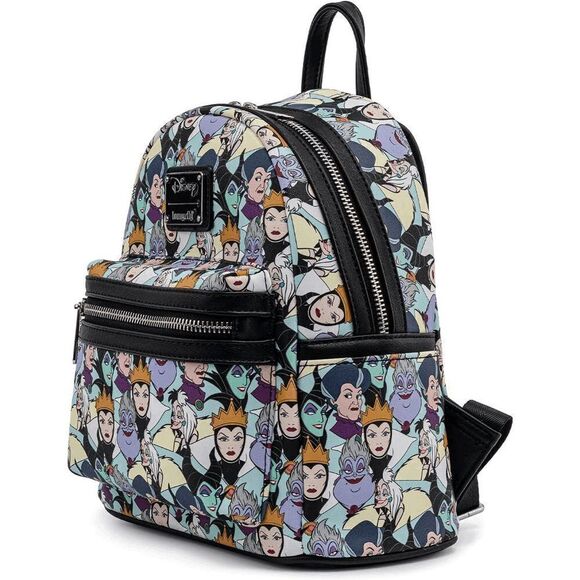 Loungefly Disney Villains Pastel All Over Placement Mini Backpack main image 4